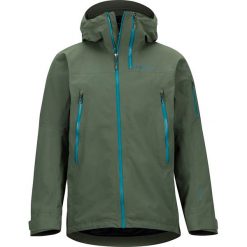 Kurtka narciarska "Freerider" w kolorze zielonym. Zielone kurtki męskie Marmot, s, bez wzorów, z gore-texu, bez kaptura, wspinaczkowe, gore-tex. W wyprzedaży za 859,95 zł.