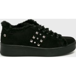 XTI - Buty. Czarne buty sportowe damskie Xti, bez wzorów, z materiału, sportowe. W wyprzedaży za 139,90 zł.