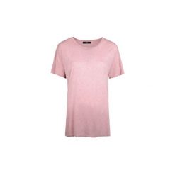 T-shirty z krótkim rękawem Diesel 00ALMZ-RWADY / T-Moriplaque. Różowe t-shirty damskie Diesel, bez wzorów, bez kołnierzyka. Za 99,00 zł.