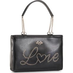 Torebka LOVE MOSCHINO - JC4048PP1BLF0000 Nero. Czarne torebki klasyczne damskie Love Moschino, z aplikacjami, ze skóry ekologicznej, klasyczne, duże, zdobione, bez dodatków. Za 1029,00 zł.