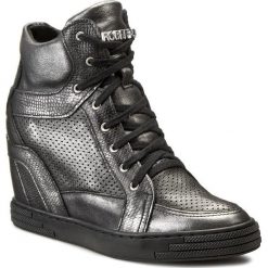 Sneakersy damskie: Sneakersy ROBERTO – 474/D Stal