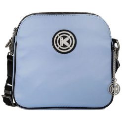 Torebka w kolorze niebieskim - (S)21 x (W)21 x (G)9 cm. Niebieskie torebki klasyczne damskie Kazar, w paski, z tkaniny, na ramię, bez dodatków. W wyprzedaży za 239,95 zł.