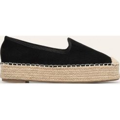 Answear - Espadryle Best Shoes. Czarne espadryle damskie ANSWEAR, bez wzorów, z gumy, bez obcasa, na obcasie. W wyprzedaży za 69,90 zł.