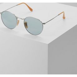 RayBan ROUND METAL Okulary przeciwsłoneczne silver photo blue. Szare okulary przeciwsłoneczne damskie Ray-Ban. Za 719,00 zł.