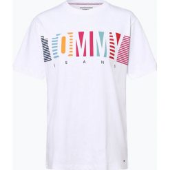 Tommy Jeans - T-shirt damski, biały. Białe t-shirty damskie Tommy Jeans, s, bez wzorów, z bawełny, retro, bez kołnierzyka. Za 179,95 zł.