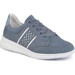 Sneakersy RIEKER - N3124-14 Blau. Niebieskie półbuty damskie Rieker. Za 249,00 zł.