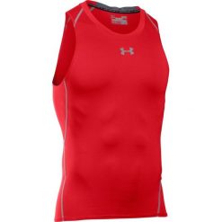 Koszulki sportowe męskie: Under Armour Koszulka sportowa UA HEATGEAR ARMOUR TANK czerwona r. S (1271335-600)
