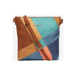 Desigual Centauri Kemi Torebka Wielokolorowy. Żółte torebki klasyczne damskie Desigual, w paski, z materiału, bez dodatków. Za 268,95 zł.