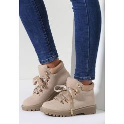 Beżowe Traperki Good Romance. Brązowe buty zimowe damskie vices. Za 69,99 zł.