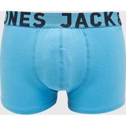 Jack & Jones - Bokserki (2-pack). Niebieskie bokserki męskie Jack & Jones, bez wzorów, z elastanu. Za 69,90 zł.