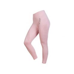 LEGGINSY BEZSZWOWE FLAMINGO. Różowe legginsy damskie Feelj!, m, bez wzorów, z satyny, biznesowe. Za 149,00 zł.
