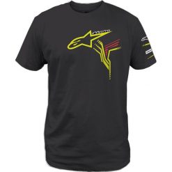 Koszulka GP PLUS ALPINESTARS kolor czarny, rozmiar XL. Czarne koszulki męskie Alpinestars, na lato, xl, z nadrukiem, z bawełny, klasyczne, bez kołnierzyka, bez rękawów. W wyprzedaży za 89,00 zł.