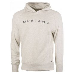 Mustang Bluza Męska Fancy Hoodie Xxl Szary. Szare bluzy męskie Mustang, xxl, bez wzorów, bez kołnierzyka, bez rękawów, bez kaptura. W wyprzedaży za 209,00 zł.