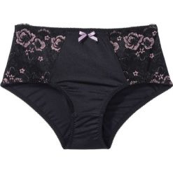 Figi "maxi" bonprix czarny. Czarne figi damskie marki bonprix. Za 34,99 zł.