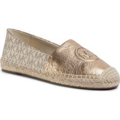 Espadryle MICHAEL MICHAEL KORS - Dylyn Espadrille 40S0DYFP1M Pale Gold 740. Żółte espadryle damskie MICHAEL Michael Kors, bez wzorów, ze skóry ekologicznej, bez obcasa, na płaskiej podeszwie. Za 539,00 zł.