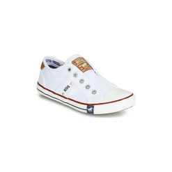 Buty Dziecko Mustang 5803405-3. Białe trampki dziewczęce Mustang, bez wzorów, bez zapięcia. Za 199,00 zł.