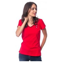 Heavy Tools T-Shirt Damski Mekko w18-183 Lipstick (Rozmiar Xs). Czerwone koszulki damskie marki Heavy Tools, na co dzień, xs, bez wzorów, bez kołnierzyka, bez rękawów. W wyprzedaży za 56,00 zł.