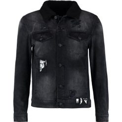 Kurtki męskie: Cayler & Sons PATCHED CLASSIC Kurtka jeansowa faded black