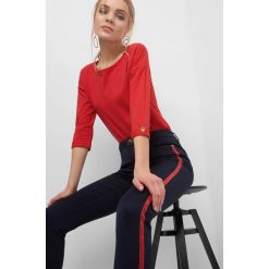 Koszulka z rękawem 3/4. Różowe koszulki damskie Orsay, na co dzień, xs, z elastanu, z dekoltem w łódkę. Za 39,99 zł.