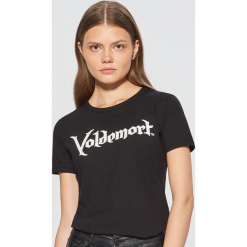 Koszulka Harry Potter - Czarny. Czarne t-shirty damskie marki Cropp, l. Za 39,99 zł.