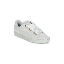 Buty Puma BASKET HEART SATIN WN'S. Szare trampki i tenisówki damskie Puma, bez wzorów, bez zapięcia. Za 279,30 zł.