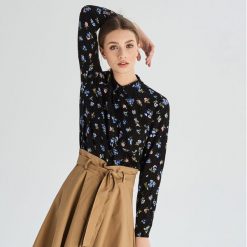 Wzorzysta koszula - Beżowy. Brązowe koszule damskie marki Sinsay, s. Za 39,99 zł.
