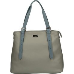 Torba - 78-002-M D GR. Szare torebki klasyczne damskie Venezia, ze skóry. Za 279,00 zł.