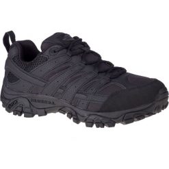 Merrell MOAB 2 Tactical J15861 50 Czarne. Czarne buty trekkingowe męskie Merrell, ze skóry, bez zapięcia. W wyprzedaży za 399,99 zł.
