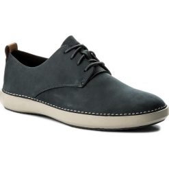 Półbuty CLARKS - Komputer Walk 261327127 Blue Combi. Niebieskie półbuty skórzane męskie Clarks. W wyprzedaży za 249,00 zł.