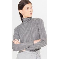 Bluzka z golfem - Szary. Szare golfy damskie Mohito, s. W wyprzedaży za 14,99 zł.