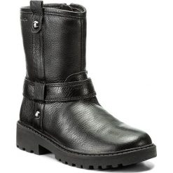 Kozaki dziewczęce: Kozaki GEOX – J Casey G J6420A 00046 C9999 Black