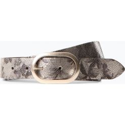 Vanzetti - Damski pasek skórzany, szary. Szare paski damskie Vanzetti, w paski, ze skóry, eleganckie. Za 129,95 zł.