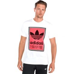 Adidas Originals Koszulka Biały. Białe podkoszulki męskie adidas Originals, l, z nadrukiem, z bawełny, z krótkim rękawem. Za 113,95 zł.