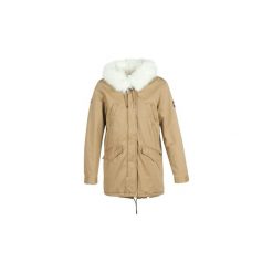 Kurtki ocieplane Superdry FALCON ROOKIE PARKA. Pomarańczowe kurtki damskie Superdry, bez wzorów, bez kaptura. Za 609,00 zł.