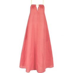 Sukienka letnia MAX&Co. Diluvio 62215520. Różowe sukienki damskie MAX&Co., na lato, bez wzorów, ze lnu, bez kołnierzyka, bez rękawów. Za 849,00 zł.