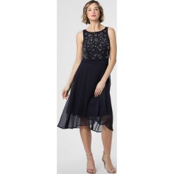Esprit Collection - Damska sukienka wieczorowa, niebieski. Niebieskie sukienki damskie Esprit Collection, z aplikacjami, z szyfonu, wizytowe, bez kołnierzyka, bez rękawów. Za 449,95 zł.