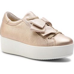 Sneakersy IMAC - 306961 Champagnr/Beige 51334/013. Żółte półbuty damskie Imac, ze skóry. Za 359,00 zł.