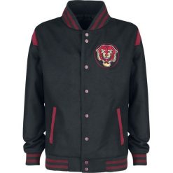 RED by EMP College Rock Kurtka czarny. Czarne kurtki męskie marki RED by EMP, xl, z aplikacjami, rockowe, bez kaptura. Za 129,90 zł.