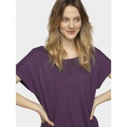 T-shirt damski TSD612 - fiolet - Outhorn. Pomarańczowe koszulki damskie Outhorn, na imprezę, bez wzorów, z jersey, bez kołnierzyka, bez rękawów. W wyprzedaży za 39,99 zł.