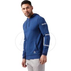 Bluza męska Reebok Marble Melange CE4767. Bluzy męskie Reebok, s, bez wzorów, z bawełny, eleganckie, z kapturem, bez rękawów, bez kaptura. W wyprzedaży za 139,99 zł.