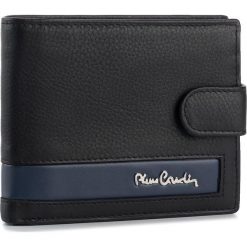 Duży Portfel Męski PIERRE CARDIN - Tilak26 324A Black/Blue. Czarne portfele męskie Pierre Cardin, bez wzorów, ze skóry. Za 129,00 zł.