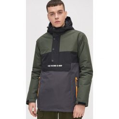 Kurtka typu anorak z kapturem - Khaki. Brązowe kurtki męskie Cropp, s, bez wzorów, z kapturem. Za 229,99 zł.