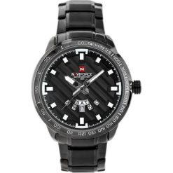 Zegarek Naviforce ZEGAREK MĘSKI NAVIFORCE - NF9090 (zn040d) - black + BOX uniwersalny. Czarne zegarki męskie Naviforce. Za 129,00 zł.