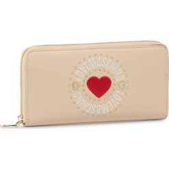 Duży Portfel Damski LOVE MOSCHINO - JC5618PP1ALQ160A Rosa. Brązowe portfele damskie Love Moschino, bez wzorów, ze skóry ekologicznej. W wyprzedaży za 289,00 zł.