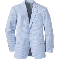 Marynarki męskie: Marynarka z kory Regular Fit bonprix jasnoniebiesko-biały w paski