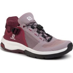 Buty SALOMON - Tech Amphib 4 W 409855 25 V0 Quail/Rhododendron/Winetasting. Różowe buty sportowe damskie Salomon, z materiału, eleganckie, outdoorowe. Za 439,00 zł.
