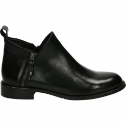 Botki - S1106 VIT BLA. Czarne botki damskie skórzane Venezia. Za 269,00 zł.