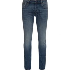 Jeansy Slim Fit G-Star Raw 3301 51001-8968-2965. Niebieskie jeansy męskie G-Star RAW, m, bez wzorów, z elastanu, retro. W wyprzedaży za 259,00 zł.