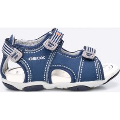 Geox - Sandały dziecięce. Szare sandały chłopięce Geox, ze skóry. W wyprzedaży za 199,90 zł.