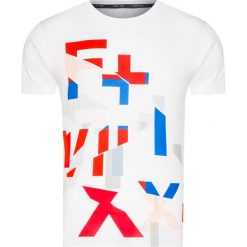 T-shirt BOGNER FOX. Szare t-shirty męskie Bogner, z nadrukiem, z elastanu, z okrągłym kołnierzem. Za 220,00 zł.